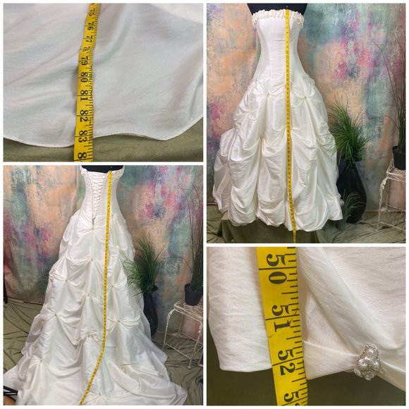 📌 Maggie Sottero Stunning Wedding dress w/ train - Picture 8 of 16